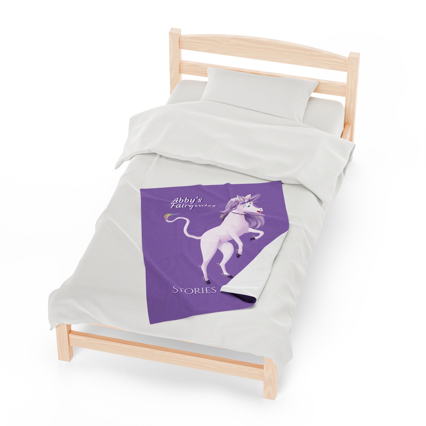 Copy of Unicorn Abby - Velveteen Plush Blanket