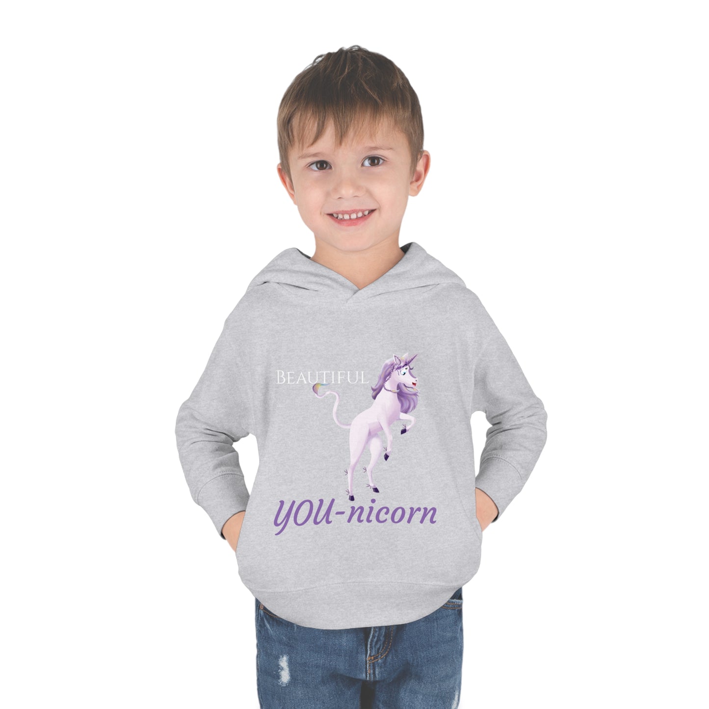 Zoe Unicorn Hoodie - Toddler Pullover Fleece Hoodie