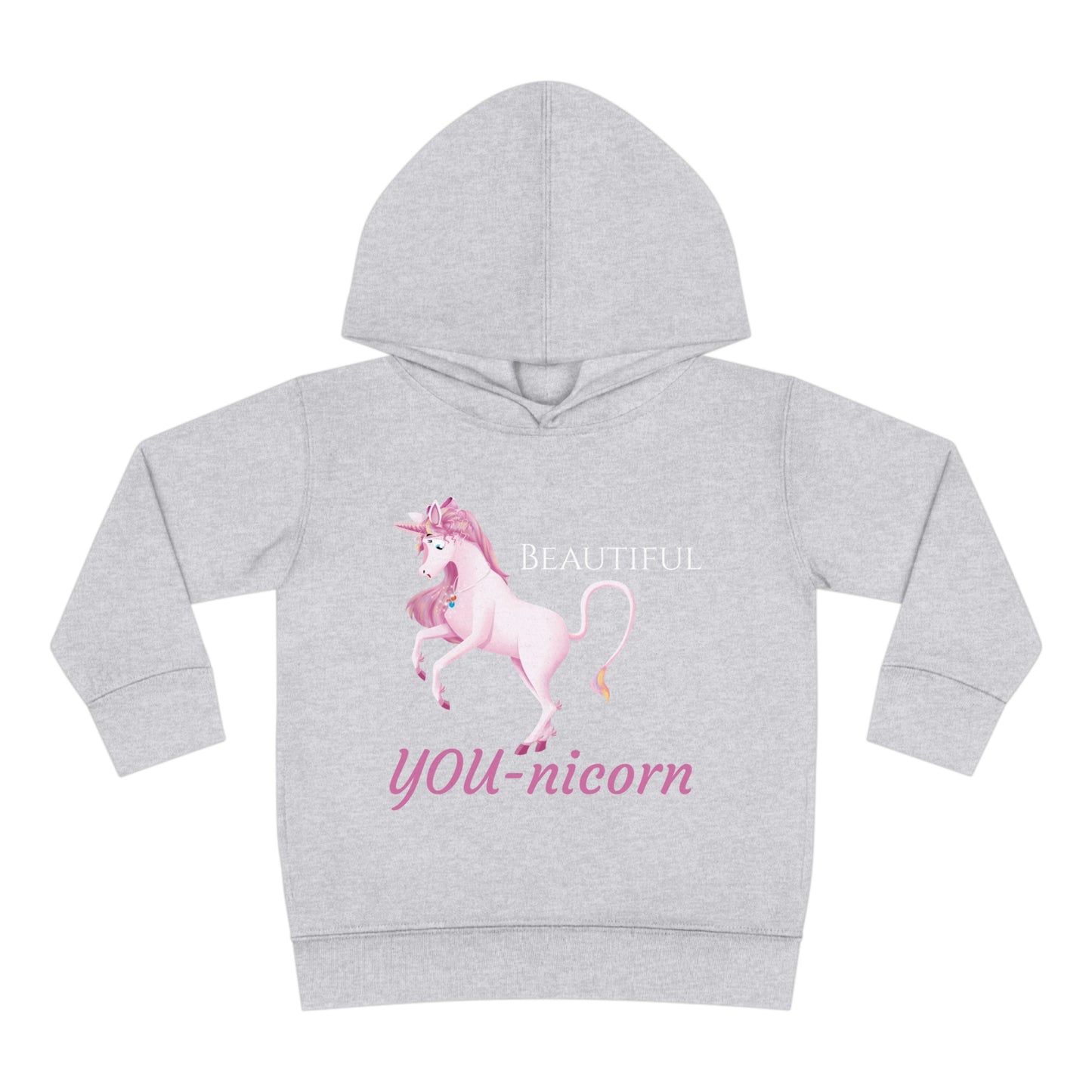 Unicorn Abby - Toddler Pullover Fleece Hoodie