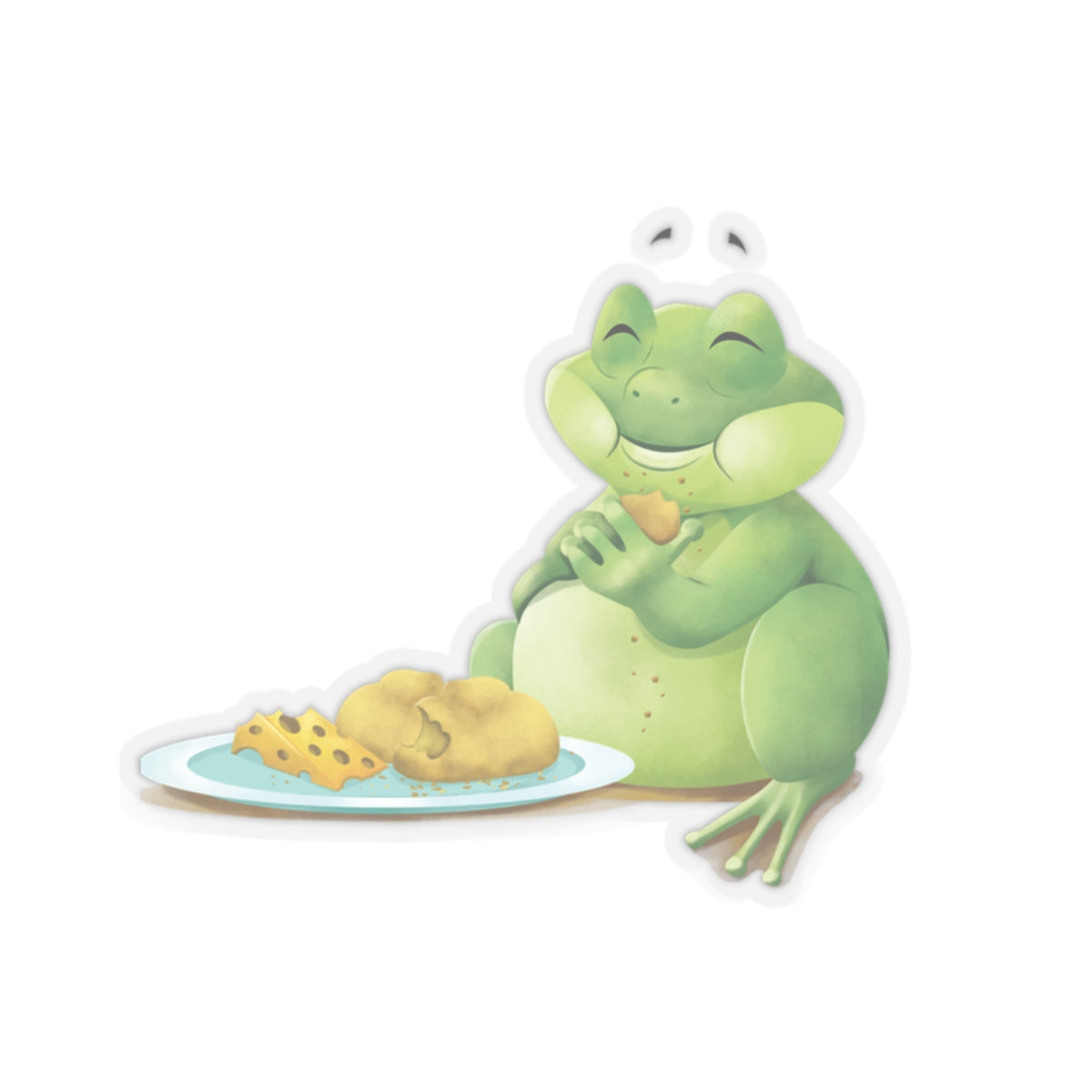 Eating Frog - Kiss-Cut Stickers