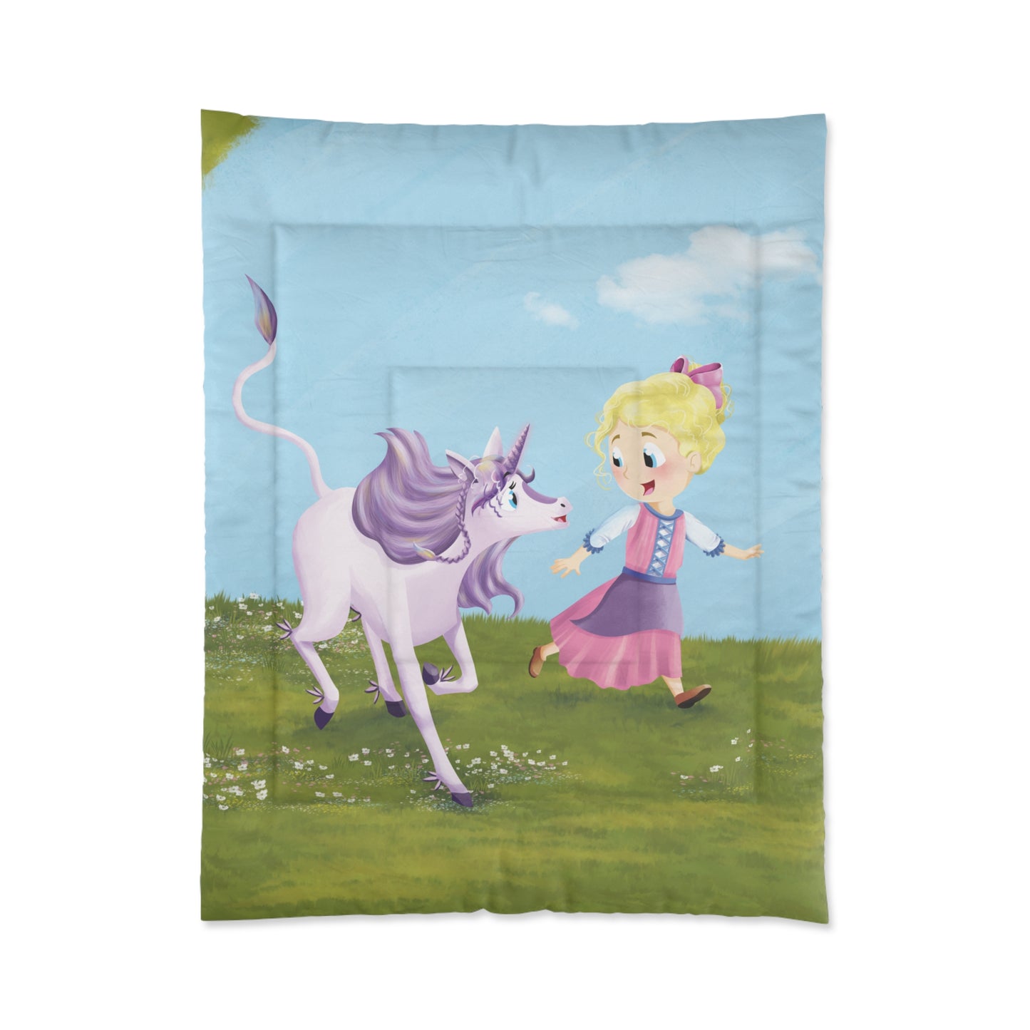 Abby and the Unicorn Comforter