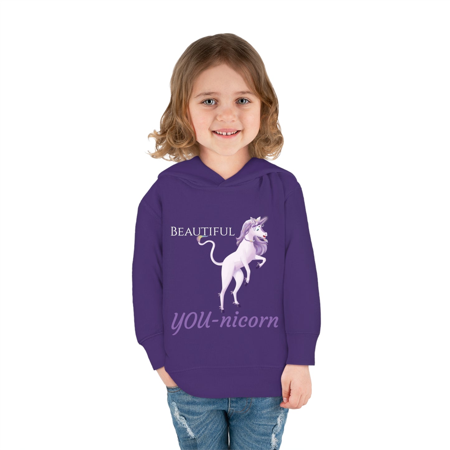 Zoe Unicorn Hoodie - Toddler Pullover Fleece Hoodie