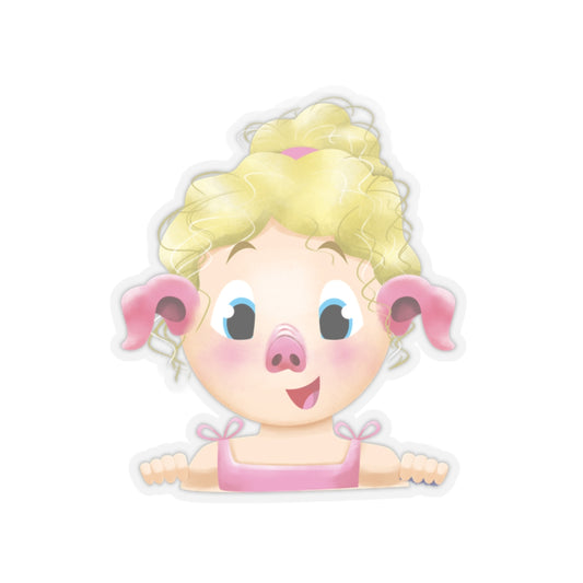 Pig Monster Abby - Kiss-Cut Stickers