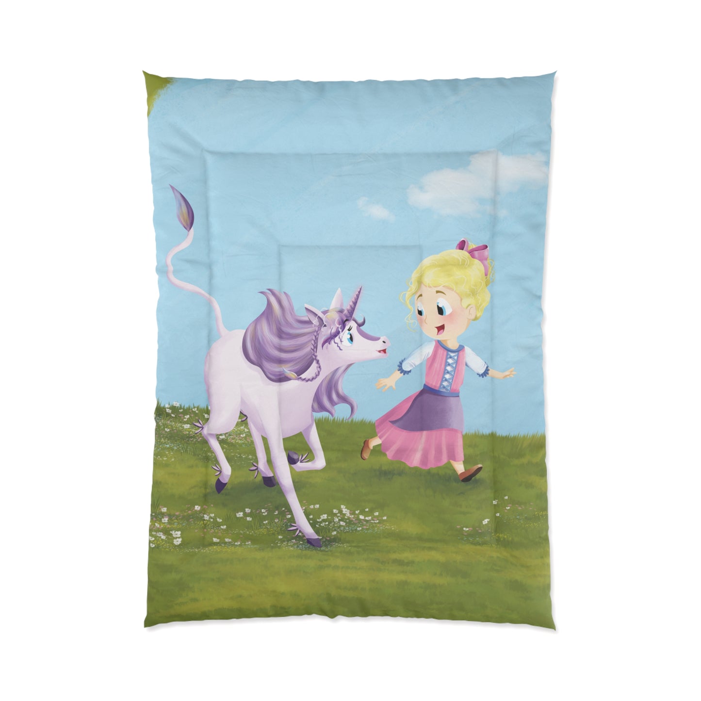 Abby and the Unicorn Comforter