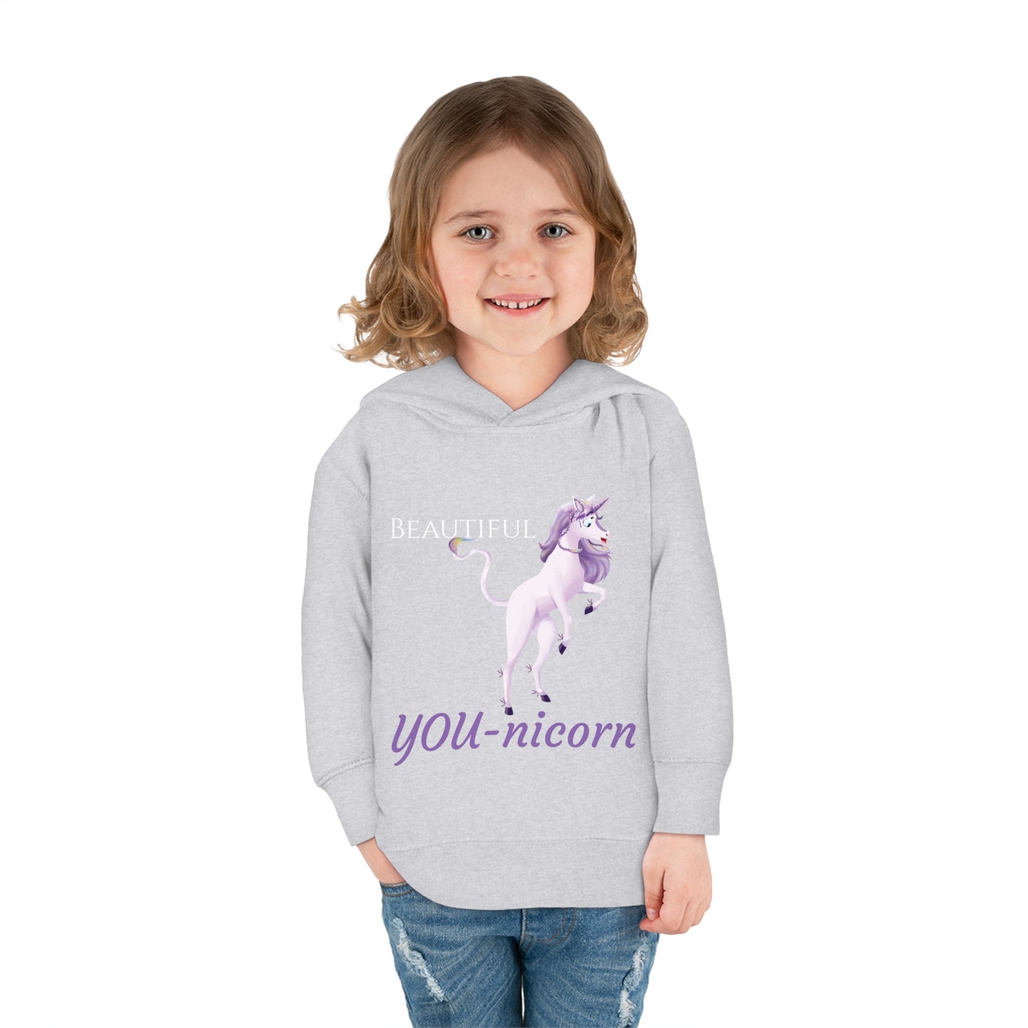 Zoe Unicorn Hoodie - Toddler Pullover Fleece Hoodie