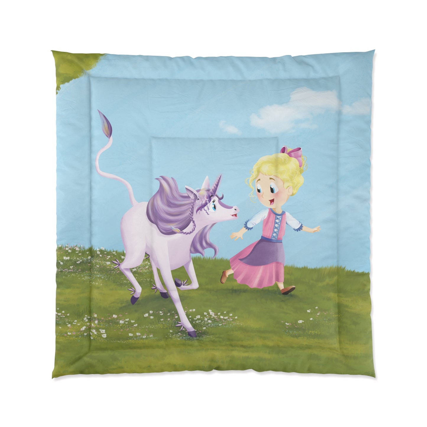 Abby and the Unicorn Comforter